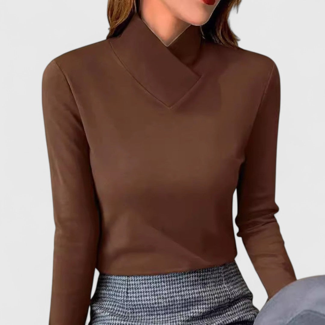 Clair | Pull élégant avec col montant