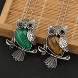 Pendentif en Cristal de Hibou Sagesse