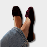 Noë™ | Mocassins en daim au design