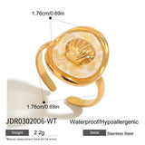 Bague Énoncé Coquillage Étoile de Mer