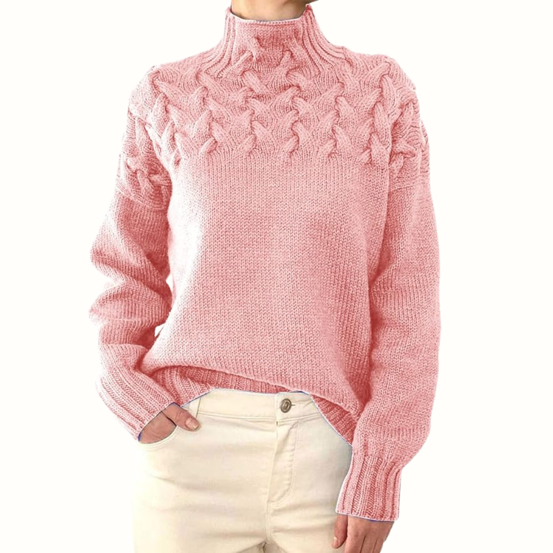 Elena | Pull à col roulé chaud