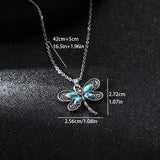 Collier Pendentif en Argent Rêves de Libellule