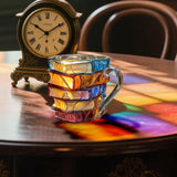Mug 3D fait à la main pour les amoureux des livres