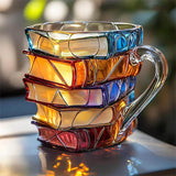 Mug 3D fait à la main pour les amoureux des livres