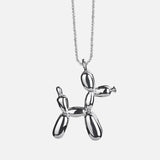 Collier Pendentif Chien Ballon Or