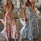 Shera - Robe maxi à motifs floraux