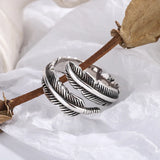 Plume D'un Ange - Bague Commémorative Ajustable
