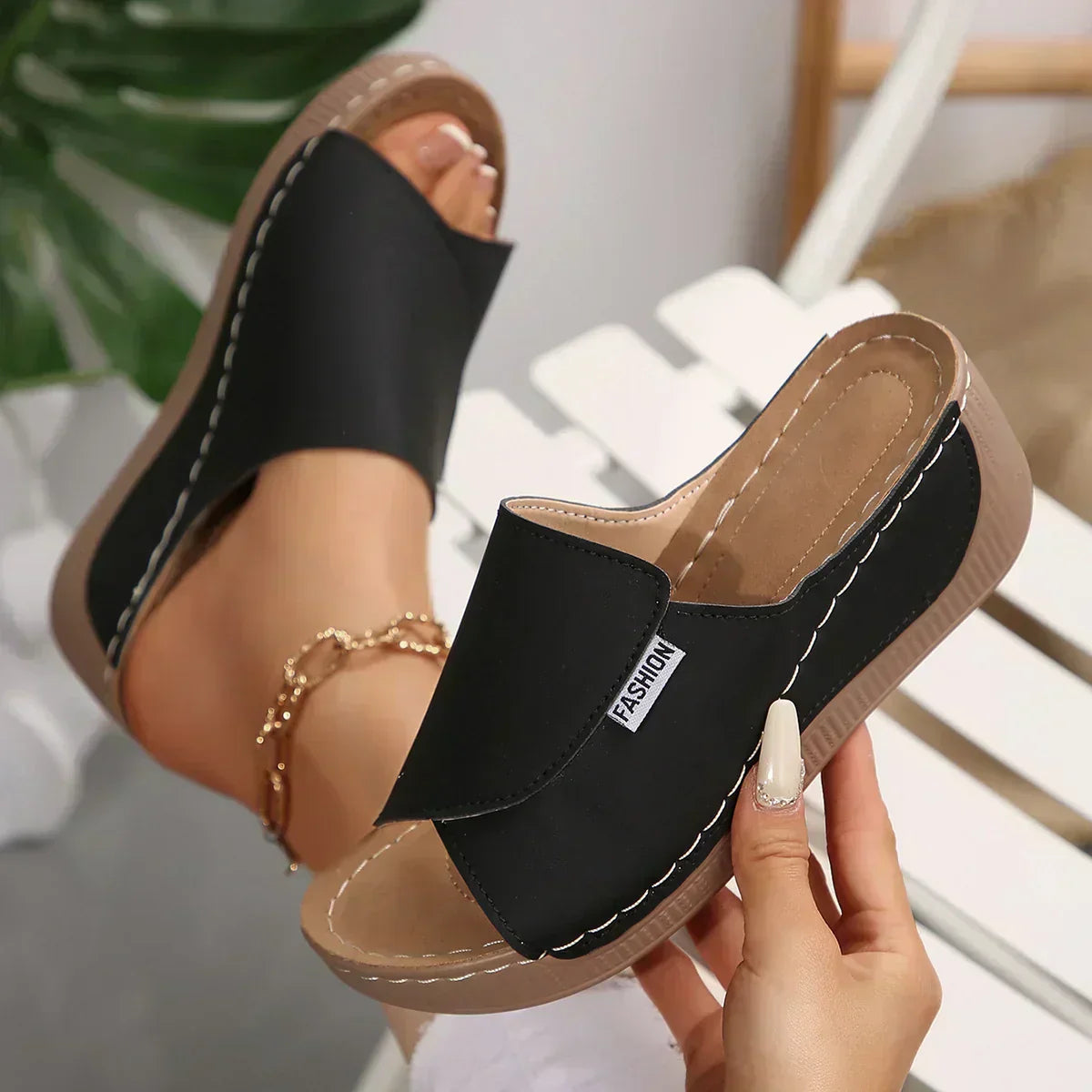 Rumi - Sandales Wedge Orthopédiques