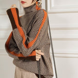 Eleanor | Col montant Herringbone Luxe