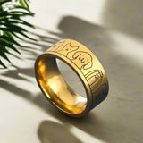 Bague en Acier Inoxydable pour Chien – Design Gravé pour Femmes