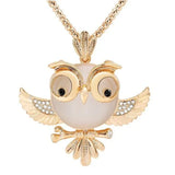 Pendentif en Opale Hibou de Sagesse