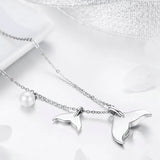 Collier Océan Perle Queue de Baleine