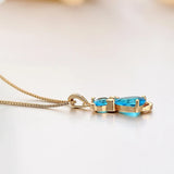 Collier Pendentif Chat en Cristal