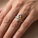 L'Étreinte Éternelle - Bague Ajustable