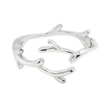 Bague en Argent Sterling en Forme de Branche
