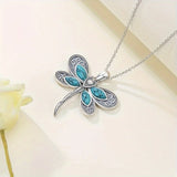 Collier Pendentif en Argent Rêves de Libellule