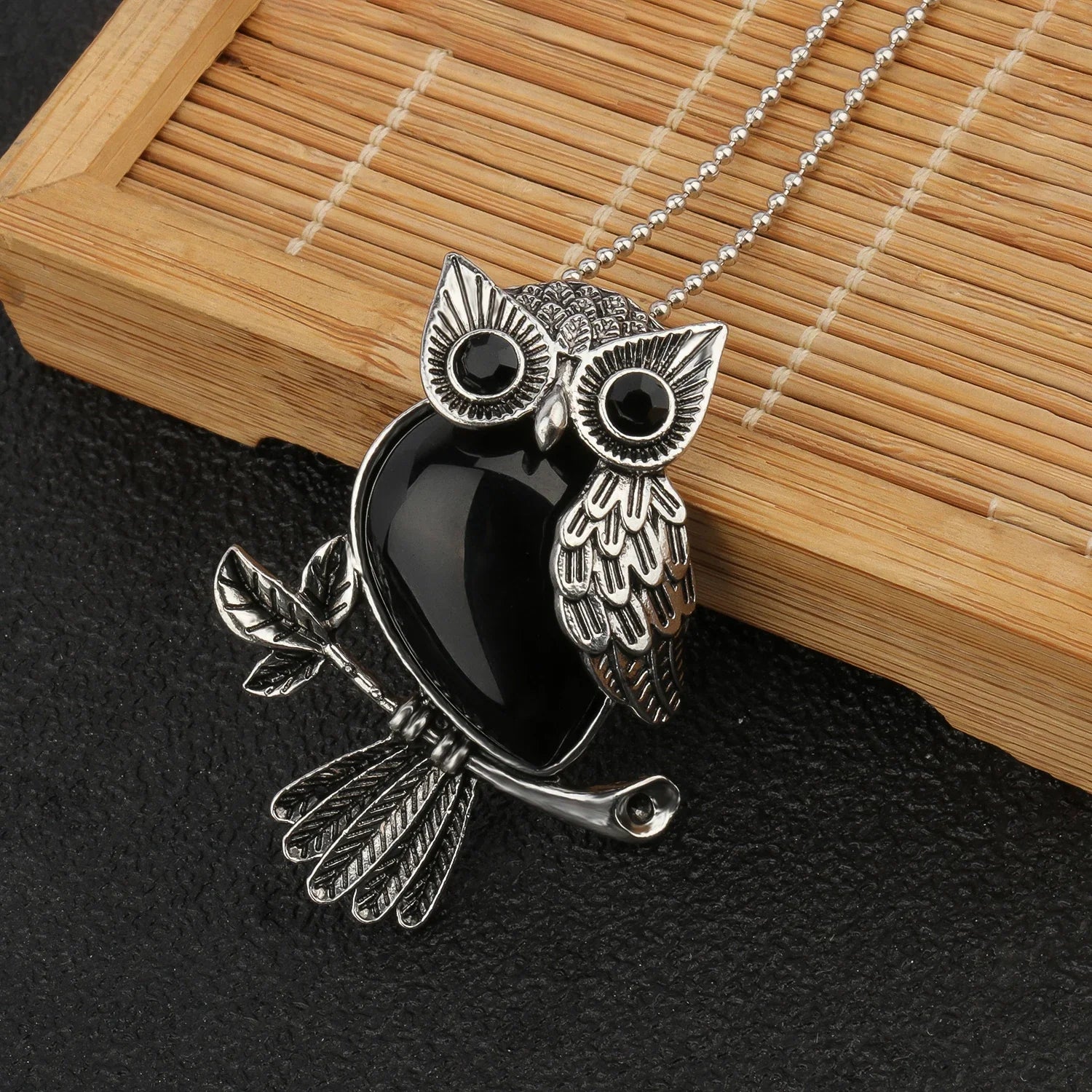 Pendentif en Cristal de Hibou Sagesse