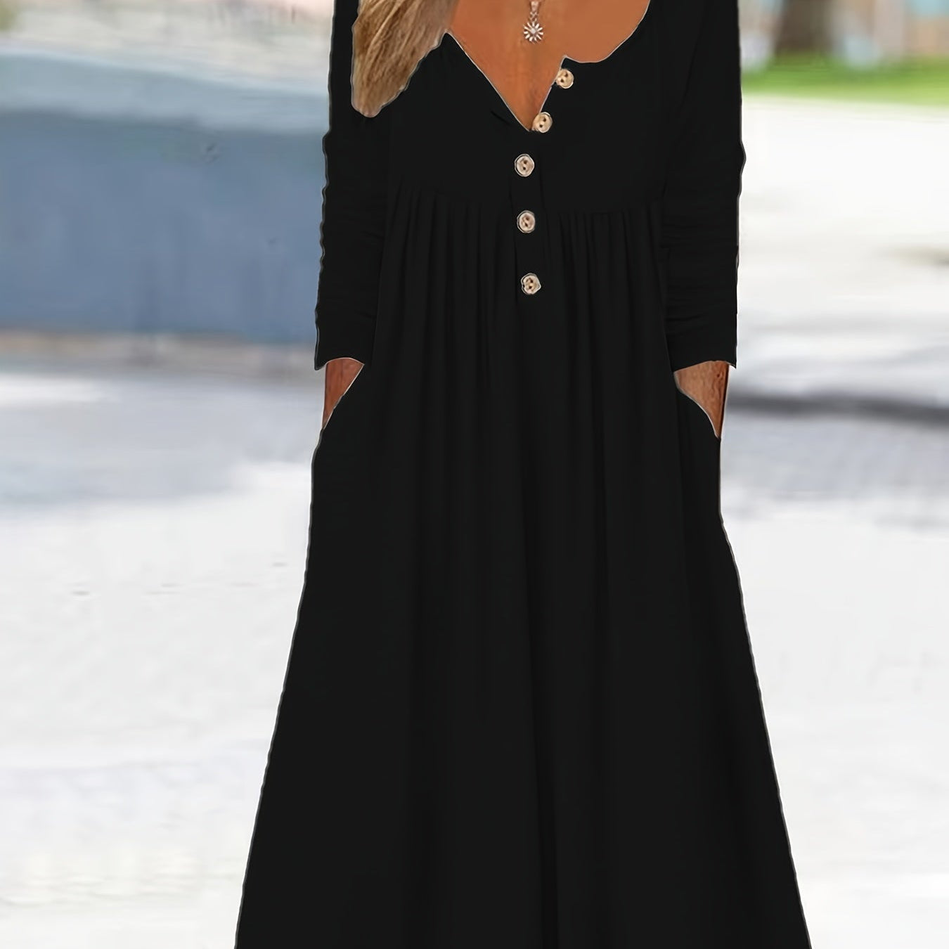 ZARA | ROBE MIDI AVEC BOUTONS À L'AVANT