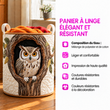 Marie™ | Panier rembourré avec hibou entre les branches