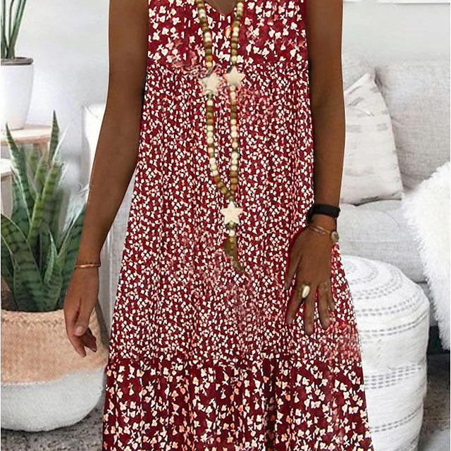 AYLA | ROBE SANS MANCHES AVEC DÉCOLLETÉ EN V