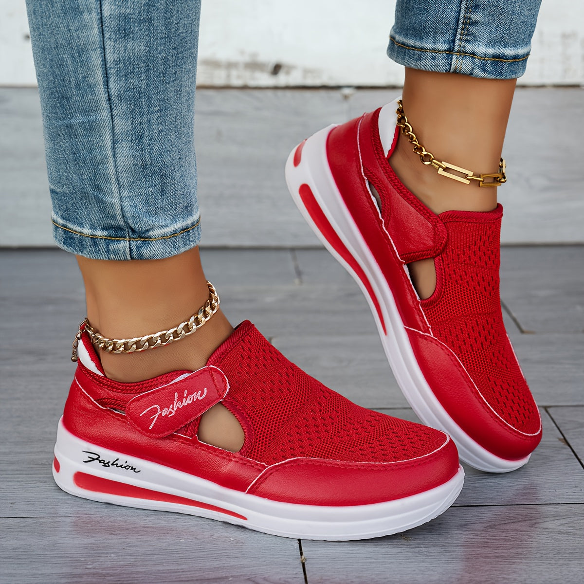 Baskets Slip-On respirantes avec un ajustement stable