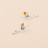 Boucles d'oreilles Cartoon Oiseau