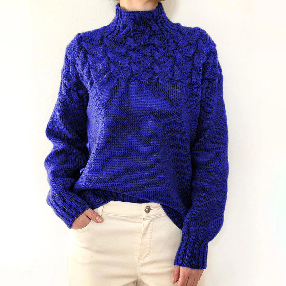 Elena | Pull à col roulé chaud