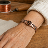 MOLLY | BRACELET CROIX EN CUIVRE