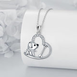 Collier pour Chien avec Pendentif en Cœur