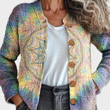 Rainelle™ - Cardigan en Arc-en-Ciel Pastel