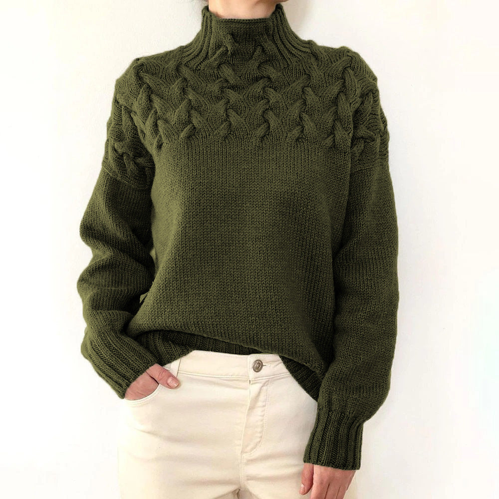 Elena | Pull à col roulé chaud