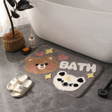 TAPIS DE BAIN CUDDLEBATH | TAPIS ANTI-DÉRAPANT OURS ET PANDA MIGNON