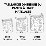 Morgane™ | Panier rembourré avec des moutons entre des collines