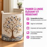 Inès™ | Panier matelassé avec un arbre en pleine floraison