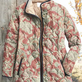 Annika™ | Doudoune avec ornements en vieux rose