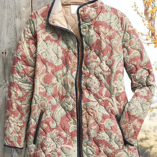 Annika™ | Doudoune avec ornements en vieux rose