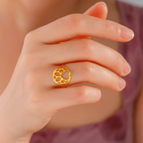 Bague Pattes Ouvertes en Acier Inoxydable – Légère et Élégante
