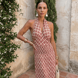 Robe Élégante avec Design à Épaules Dégagées
