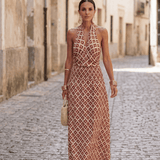 Robe Élégante avec Design à Épaules Dégagées
