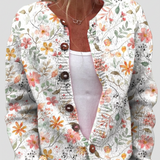 Greta™ | Cardigan avec branches fleuries