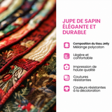 FIONA | JUPE DE SAPIN QUILTÉE GNOME JOIE DE NOËL