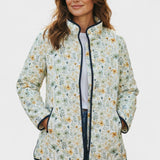 Waltraud™ | Veste matelassée avec petits fleurs