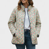 Traudel™ | Doudoune avec des roses sur sauge