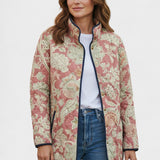 Annika™ | Doudoune avec ornements en vieux rose