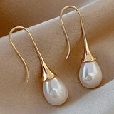 Boucles d'oreilles classiques avec perles Helena