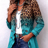 Barbara™ | Blazer dégradé léopard
