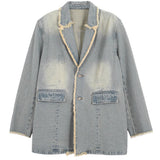 Rita™ | Blazer Oversized au Look Usé