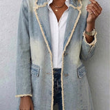 Rita™ | Blazer Oversized au Look Usé