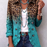 Barbara™ | Blazer dégradé léopard