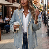 Rita™ | Blazer Oversized au Look Usé